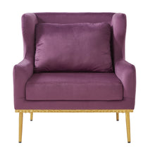 Load image into Gallery viewer, Elegant Curved Armrest Accent Armchair
