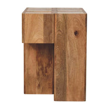 Load image into Gallery viewer, Marble Block End Table - Oak
