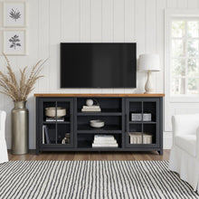 Load image into Gallery viewer, TV Stand Console For TVs Up To 80" - Black / Whiskey
