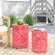 Load image into Gallery viewer, Outdoor Metal Modern Design End Table
