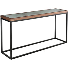 Load image into Gallery viewer, Genuine Marble Frame Console Table - Brown White And Black
