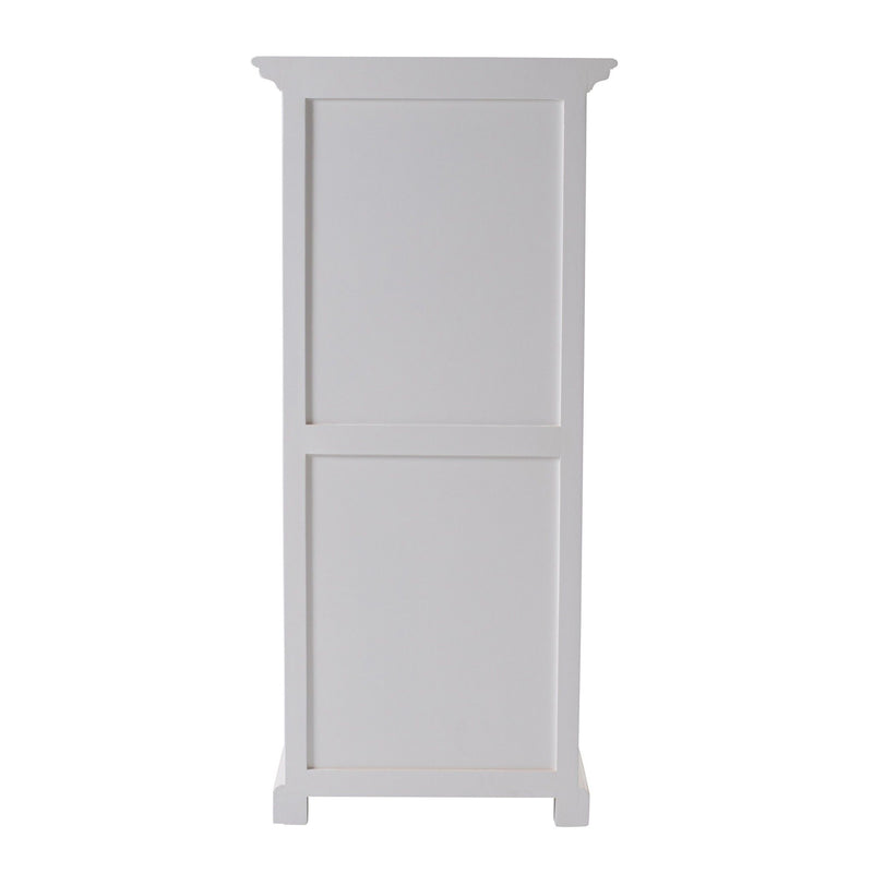 Two Drawer Storage Cabinet With Baskets - White