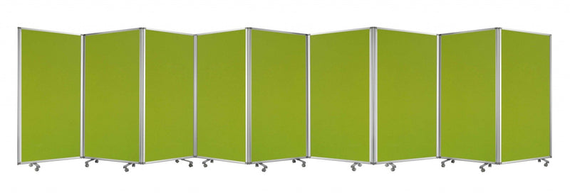 Metal 9 Panel Screen - Green