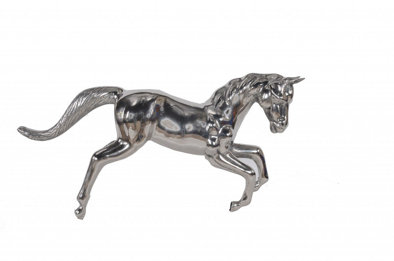Horse Figurine Tabletop Sculpture - Nickel