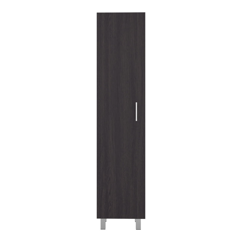 16" Wood Accent Chest - Black