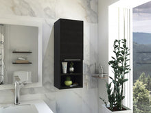 Load image into Gallery viewer, Laminate Accent Cabinet With Three Shelves - Black
