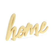 Load image into Gallery viewer, Home Hand Painted Tabletop Sign (634472) - Gold
