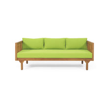 Load image into Gallery viewer, Claremont - 3 Seater Daybed Teak Acacia Wood Water Resistant Cushions
