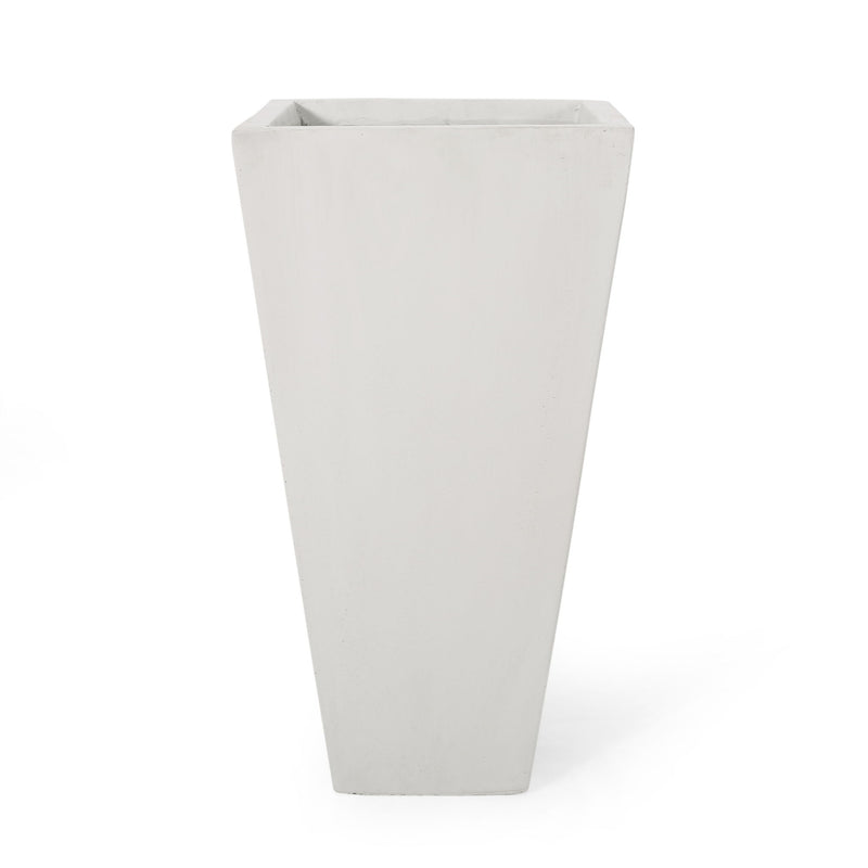 Outdoor Modern Cast Stone Planter