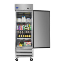 Load image into Gallery viewer, Commercial Refrigerator 23 Cu.Ft With 1 Solid Door Reach-In Refrigerators Stainless Steel Etl Approved Upright Fridge Storage - Silver
