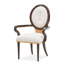 Load image into Gallery viewer, Camellia Field - Dining Arm Chair (Set of 2) - Linen / Warm Pecan
