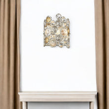 Load image into Gallery viewer, Vitozzi 1-Light Antique Leaf Sconce - Silver
