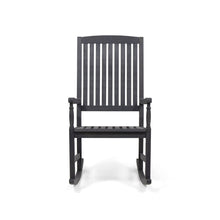 Load image into Gallery viewer, Muse - Outdoor Acacia Rocking Chair With Slat Design - Teak
