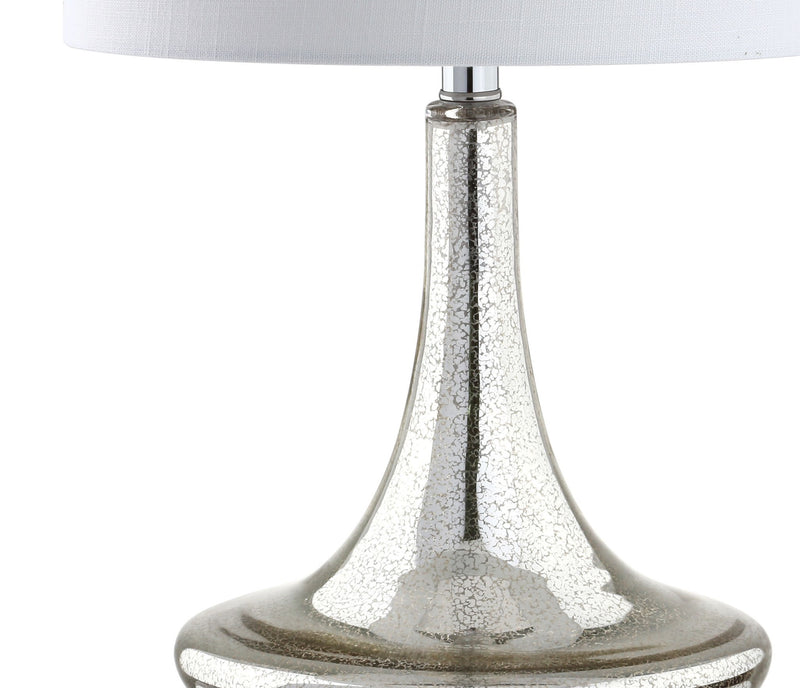 26" Novelty Table Lamps With Drum Shades (Set of 2) - Silver