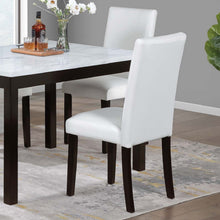Load image into Gallery viewer, Dining Table With 4 Upholstered Side Chairs
