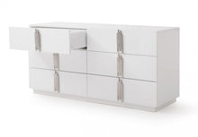 Load image into Gallery viewer, Solid And Manufactured Wood Six Drawer Double Dresser - White
