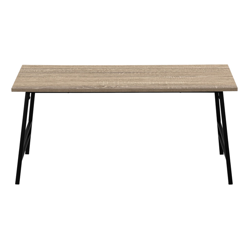 Metal Coffee Table - Taupe And Black