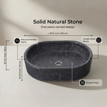 Load image into Gallery viewer, Bathroom Vessel Sink, Semi Polished Surface

