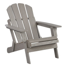 Load image into Gallery viewer, Oversize Outdoor Folding Adirondack Chair - Gray
