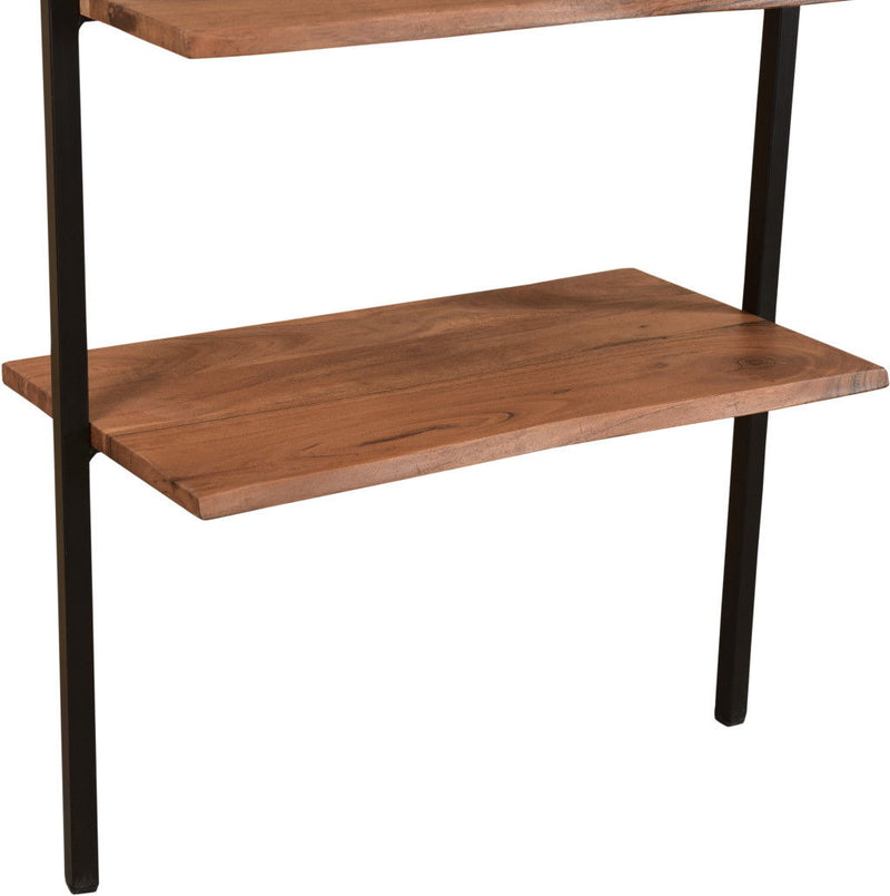 Five Tier Ladder Bookcase - Brown