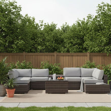 Load image into Gallery viewer, Wicker Sectional Seating Group With Plush Cushions
