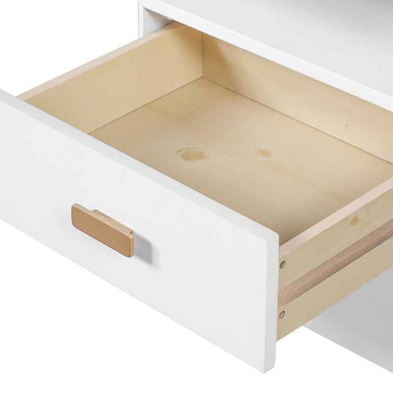 Five Drawer Vanity Table (714442) - White