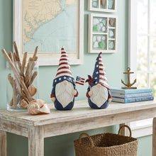 Load image into Gallery viewer, Poly Standing Gnomes (Set of 2) - Red / Red / White
