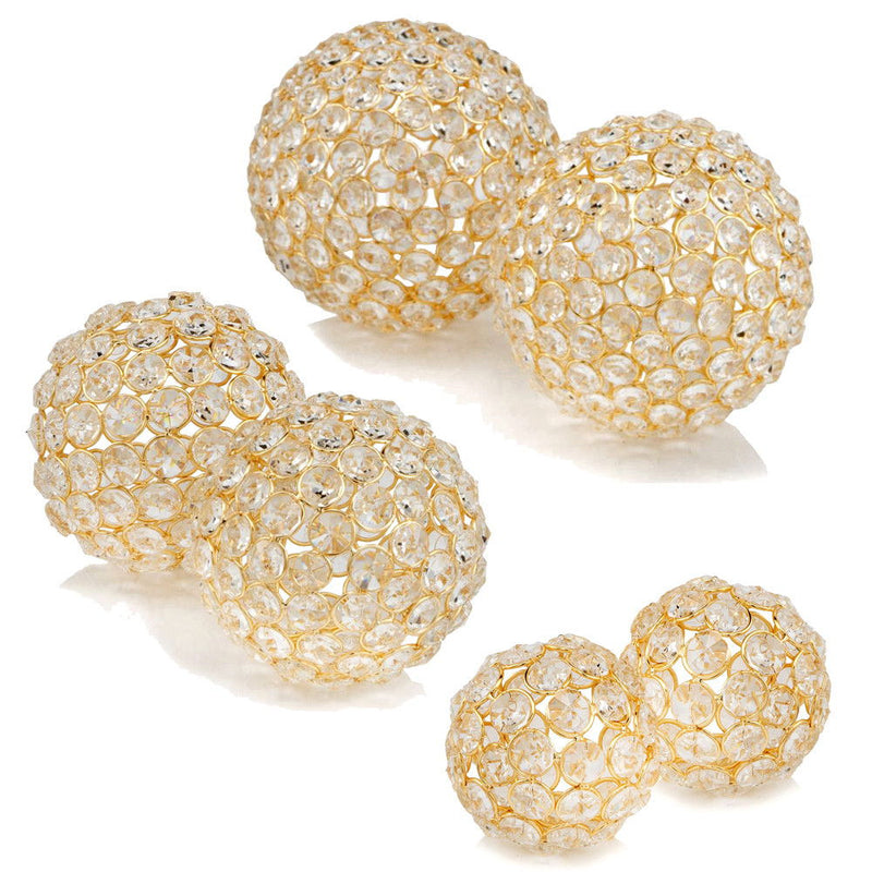 Decorative Orb Tabletop Sculpture (383755) - Gold