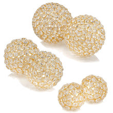 Load image into Gallery viewer, Decorative Orb Tabletop Sculpture (383755) - Gold
