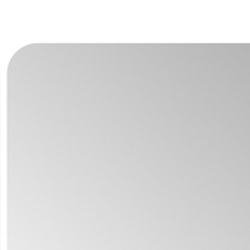 48" Round Lighted Frameless Bathroom Vanity Mirror - Silver