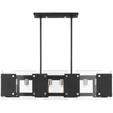 Load image into Gallery viewer, 19" Eight Light Dimmable Chandelier With Shades - Black
