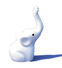 Load image into Gallery viewer, Elephant Elephant Figurine Tabletop Sculpture - White

