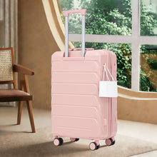 Load image into Gallery viewer, Hard Shell Luggage With Scratch Resistant Surface, 4 Wheels, Combination Lock &amp; Side Hooks
