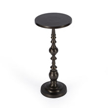 Load image into Gallery viewer, 23" Metal Round Pedestal End Table - Bronze
