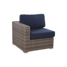 Load image into Gallery viewer, Right Left Sectional 1 Patio Chair With Cushions - Multicolor

