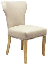 Load image into Gallery viewer, Upholstered Fabric Dining Parsons Chairs (Set of 2) - Ivory / Natural
