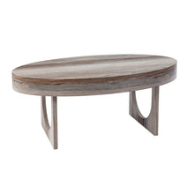 Load image into Gallery viewer, Solid Wood And Manufactured Wood Oval Coffee Table - Brown
