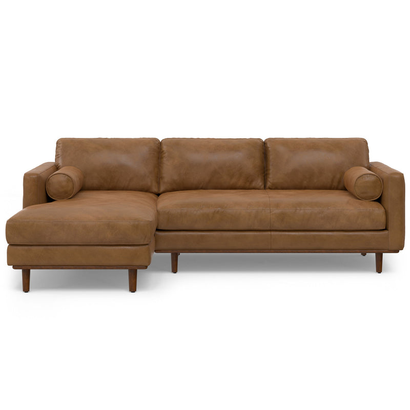 102" Leather Sofa - Brown