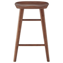 Load image into Gallery viewer, Backless Counter Height Bar Chair - Brown
