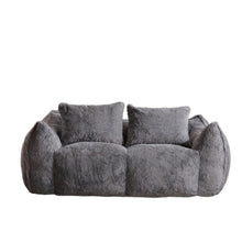 Load image into Gallery viewer, Giant Bean Bag Couch, Ultra Soft Fluffy Loveseat For Living Room

