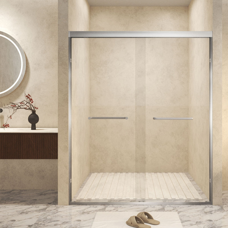 Double Sliding Shower Door With Explosion Proof Film