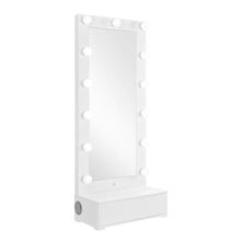 Load image into Gallery viewer, Elisa - Narrow Tall Mirror With Speaker And Drawer
