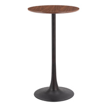 Load image into Gallery viewer, 24" Wood Rounded Bar Table - Brown
