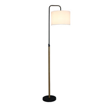 Load image into Gallery viewer, Lior - Arc Floor Lamp With Cylinder Shade - Black
