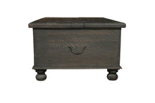 Load image into Gallery viewer, Solid Wood Distressed Lift Top Coffee Table - Black

