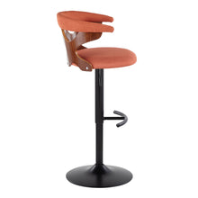 Load image into Gallery viewer, Gardenia - Contemporary Adjustable Barstool With Swivel With Rounded T Footrest (Set of 2)
