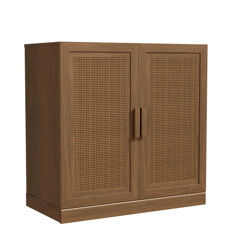31" Accent Cabinet With Two Doors - Light Brown