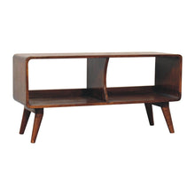 Load image into Gallery viewer, Solid Wood Enclosed Open Storage TV Stand (719196) - Brown

