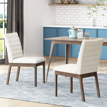 Load image into Gallery viewer, Upholstered Dining Chairs With Rubber Legs (Set of 2)
