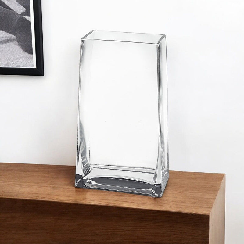 Rectangular Table Vase - Clear